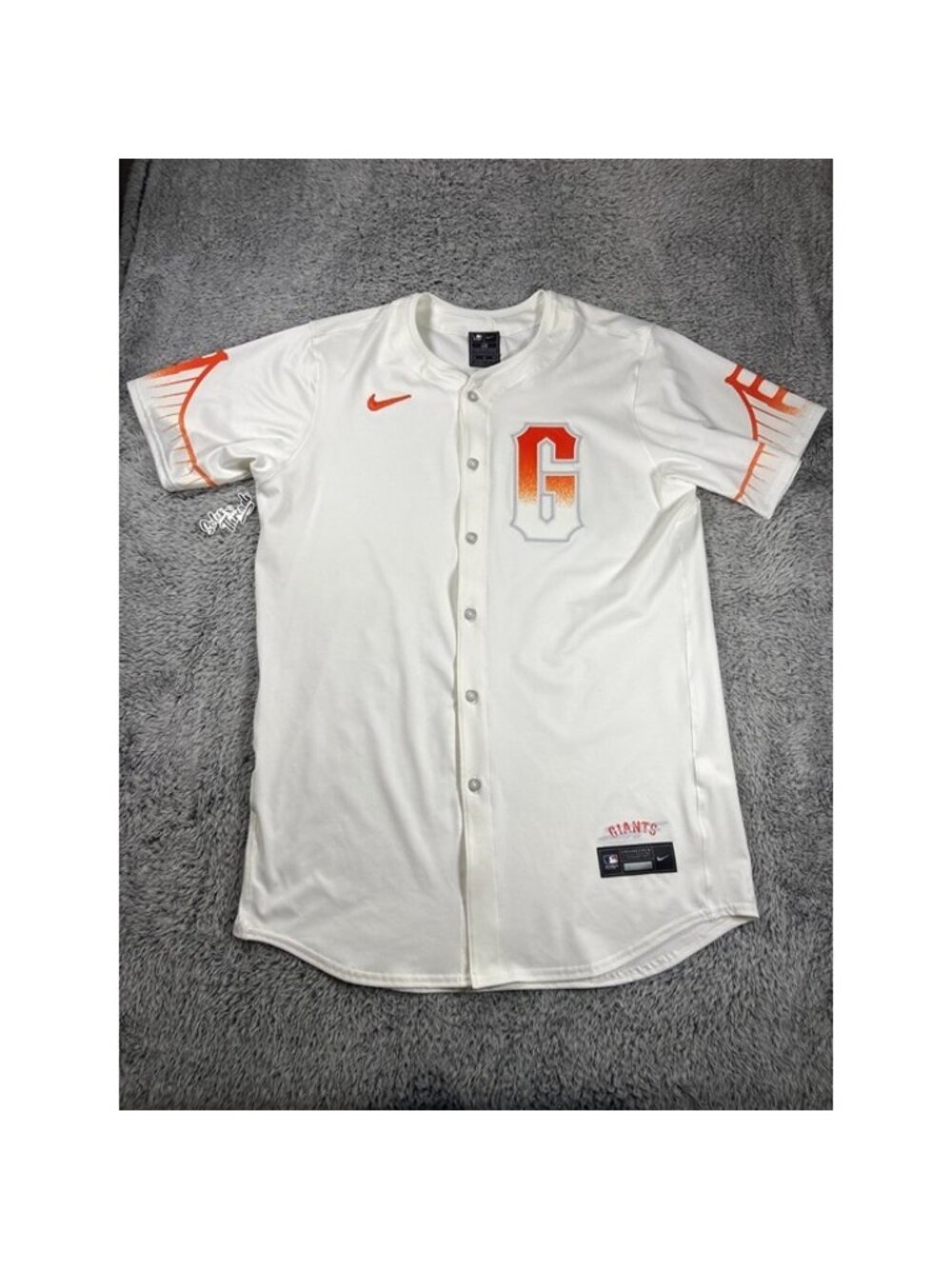 Nike Elite On-Field SF Giants City Connect Authentic Jersey Size 48 Men White